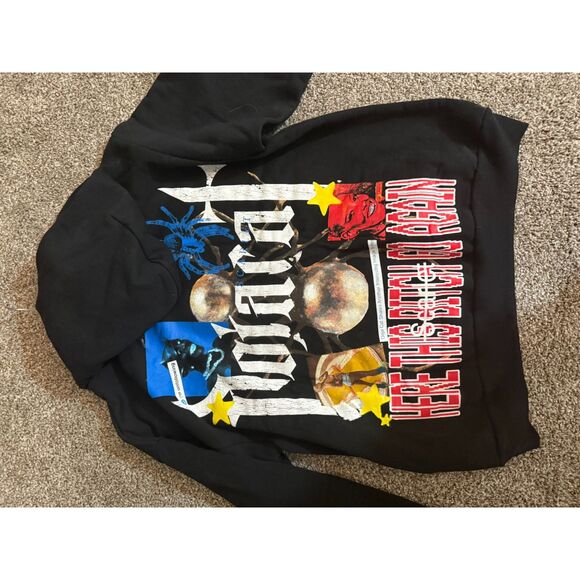 Doja Cat Graphic Hoodie Size L – Bold Front & Back Print, Rare Drop - Picture 1 of 3